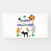 Prettig Halloween 1.6x3 Vinyl Banner (Horizontaal)