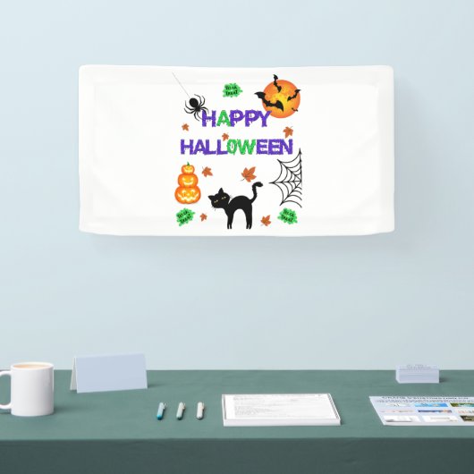 Prettig Halloween 1.6x3 Vinyl Banner (Beurs)