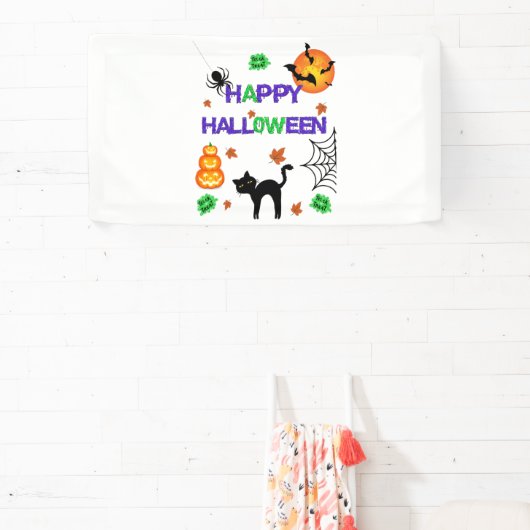 Prettig Halloween 1.6x3 Vinyl Banner (Insitu)