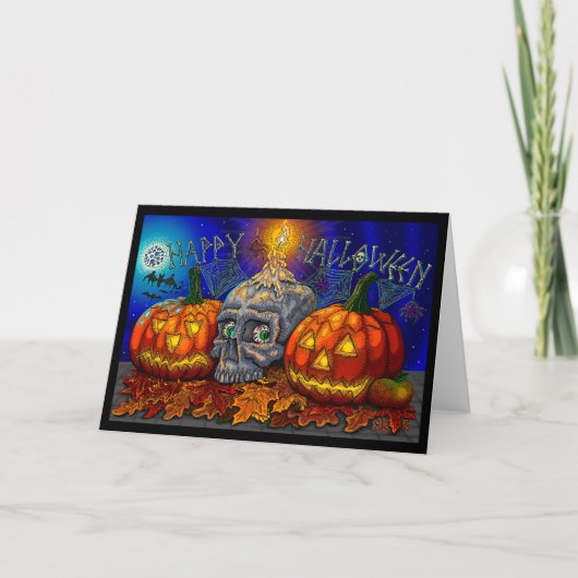 Prettig Halloween ‘24 - Wenskaart Kaart (Voorkant)