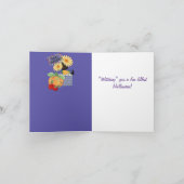 Prettig Halloween 3 gevouwen wenskaart Kaart (Binnen)