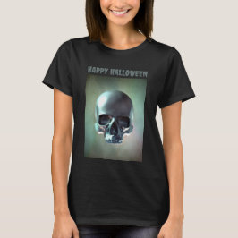 Prettig Halloween. 3D schedel render T-shirt