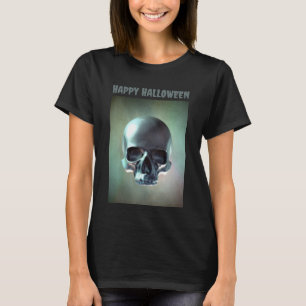 Prettig Halloween. 3D schedel render T-shirt