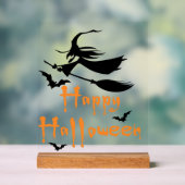 Prettig Halloween Acryl Bord (Neutraal)