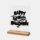 Prettig Halloween Acryl Bord (Hoek)