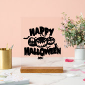 Prettig Halloween Acryl Bord (Huwelijk)