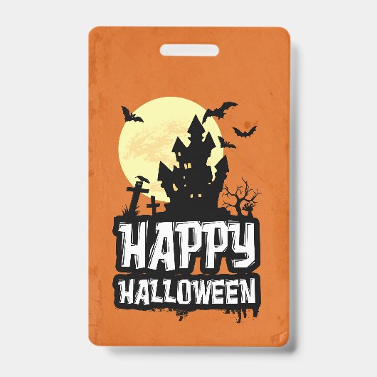 Prettig Halloween Badge (Voorzijde)