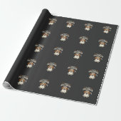 Prettig Halloween Beagle Hond Design_1 Cadeaupapier (Uitgerold)
