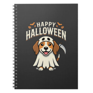 Prettig Halloween Beagle Hond Design_1 Notitieboek