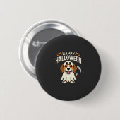 Prettig Halloween Beagle Hond Design_1 Ronde Button 5,7 Cm (Voorkant /achterkant)