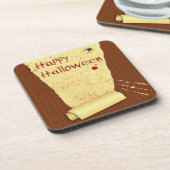 Prettig Halloween Bloederige Behang Onderzetter (Linkerzijde)