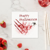 Prettig Halloween Bloederige Krassen Servetten (Insitu)