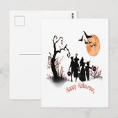 Prettig Halloween Briefkaart (Voorkant / Achterkant)