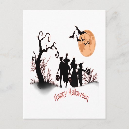 Prettig Halloween Briefkaart (Voorkant)
