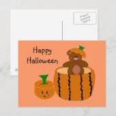 Prettig Halloween Briefkaart (Voorkant / Achterkant)