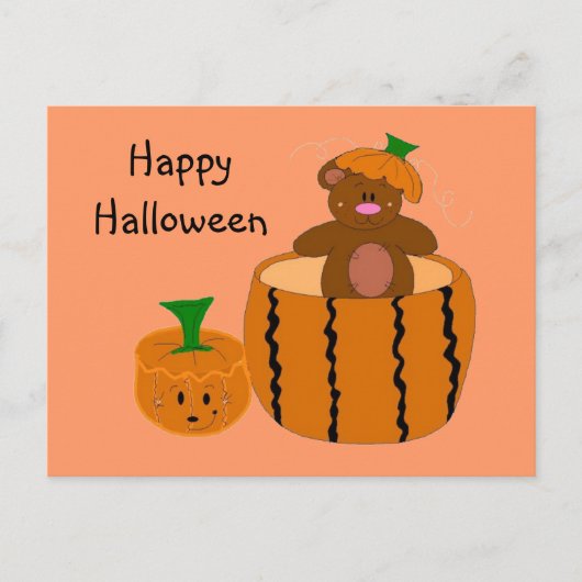 Prettig Halloween Briefkaart (Voorkant)
