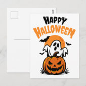 Prettig Halloween Briefkaart (Voorkant / Achterkant)