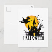 Prettig Halloween Briefkaart (Voorkant / Achterkant)