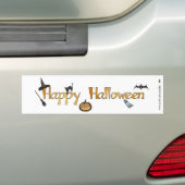 Prettig Halloween Bumpersticker (Op auto)