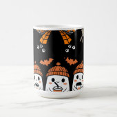Prettig Halloween - charmante spooky koffie Koffiemok (Center)