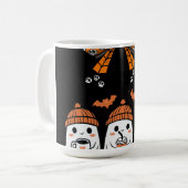 Prettig Halloween - charmante spooky koffie Koffiemok (Voorkant links)
