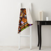 Prettig Halloween, chocoladekleed Sherpa Deken (In situ)