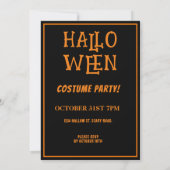 Prettig Halloween Creep It Real Verkleedfeest Kaart (Achterkant)