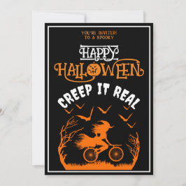 Prettig Halloween Creep It Real Verkleedfeest  Kaart