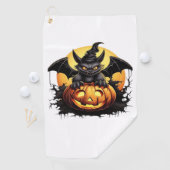 Prettig Halloween-dag - Grappige Halloween Klassie Golfhanddoek (Insitu)