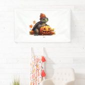 Prettig Halloween-dag - Grappige Halloween Klassie Spandoek (Insitu)