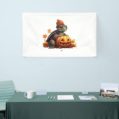 Prettig Halloween-dag - Grappige Halloween Klassie Spandoek (Beurs)