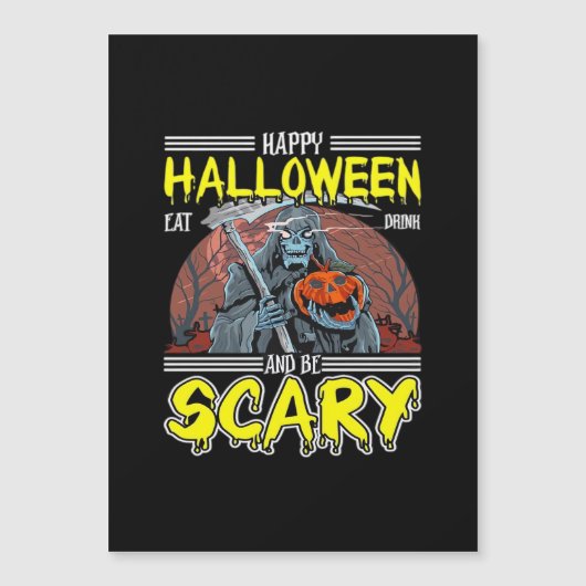 Prettig Halloween Eet, Drink En Wees Schattig Cool (Voorkant)