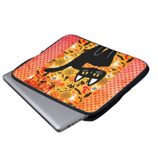 Prettig Halloween en Black Cat Electronics Tas (Voorkant onderkant)