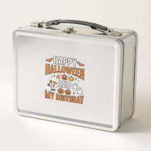 Prettig Halloween en mijn verjaardag Vintage ontwe