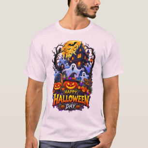Prettig Halloween – enge nacht T-shirt