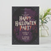 Prettig Halloween-feest Kaart (Staand voorkant)