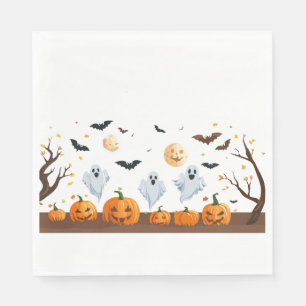 Prettig Halloween-feest Servet