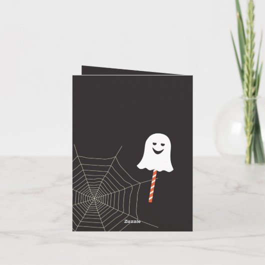 Prettig Halloween Feest "Snoep of een Streek" Magi (Achterkant)