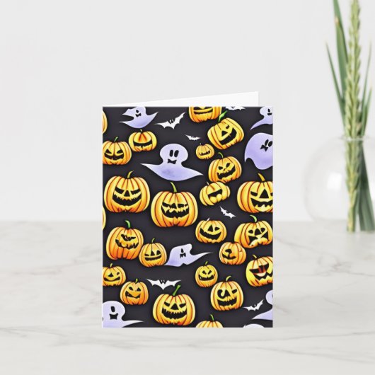 Prettig Halloween! Feestdagen Kaart (Voorkant)