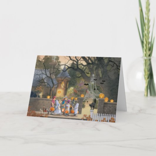 prettig Halloween Feestdagen Kaart (Voorkant)