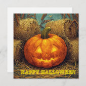 Prettig Halloween Feestdagenkaart (Voorkant / Achterkant)