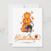 Prettig Halloween! Feestdagenkaart (Voorkant)