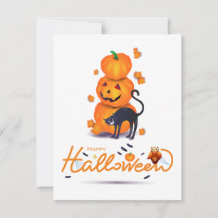 Prettig Halloween! Feestdagenkaart