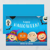 Prettig Halloween Feestdagenkaart (Voorkant / Achterkant)