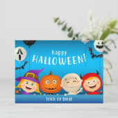 Prettig Halloween Feestdagenkaart (Staand voorkant)