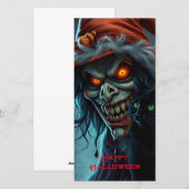 Prettig Halloween Feestdagenkaart (Voorkant / Achterkant)