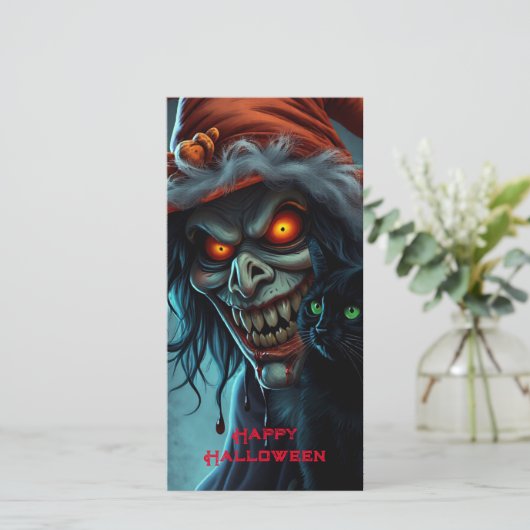 Prettig Halloween Feestdagenkaart (Staand voorkant)
