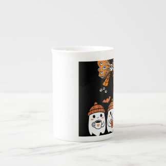 Prettig Halloween - fijne spook koffie Porselein Kop