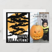 Prettig Halloween-foto Feestdagenkaart (Voorkant / Achterkant)