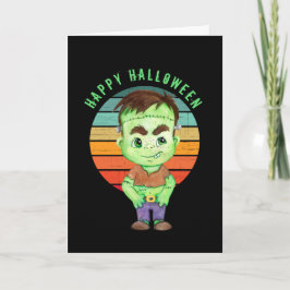 Prettig Halloween - frankenstein Kaart